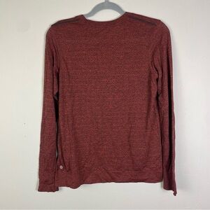LULULEMON Breeze‎ By Long Sleeve squad red